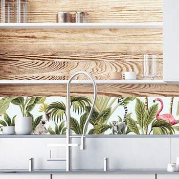 Наклейка на кухонний фартух 60 х 70 см Adzif.biz Le sticker de decoration