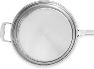 Набір посуду Kitchen-Profi Basics з 11 предметів з нержавіючої сталі для індукції з кришками, сріблястий (15 предметів)