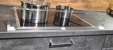 Прозрачный фартук от брызг для плиты LHSchutz