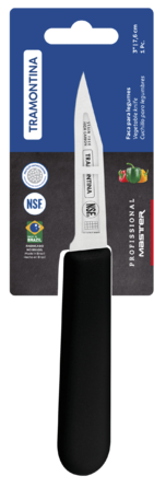 Нож для овощей Tramontina Profissional Master black, 76 мм (7081449)