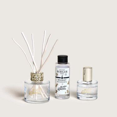 Набір Maison Berger Paris: дифузор LOLITA LEMPICKA прозорий, 100 мл + Наповнювач з ароматом LOLITA LEMPICKA, 90 мл та спрей з ароматом LOLITA LEMPICKA, 50 мл