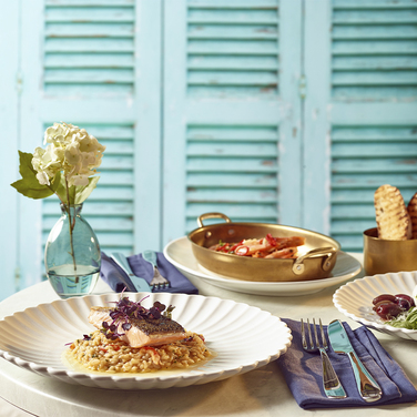 Страва 30 см, Incise Porcelain Scalloped, GenWare