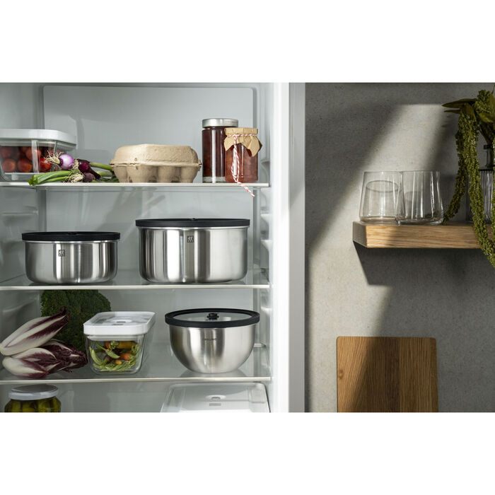 Набір з 2 мисок зі скляними вакуумними кришками Fresh & Save Unlock Zwilling