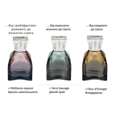 Аромалампа Maison Berger Paris LILLY NUDE, 310 мл + Наполнитель с ароматом ORANGE BLOSSOM, 250 мл