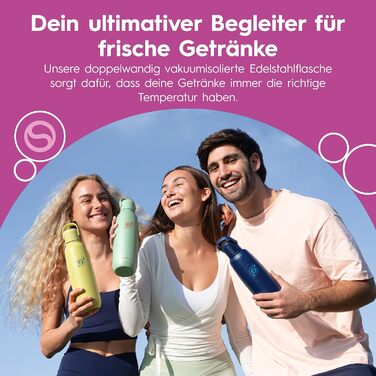 Бутылка для газированной воды 0,9 л, кораллово-красная Fizz & Go SodaStream