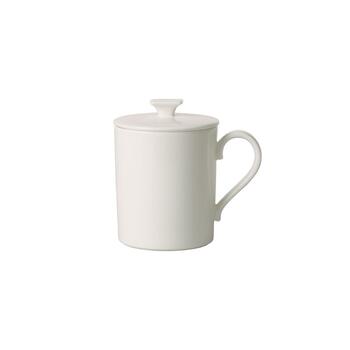 Чашка з кришкою 11,5х8,5х11 см, біла MetroChic blanc Gifts Villeroy & Boch