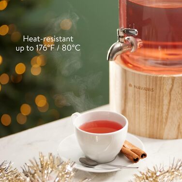 Диспенсер для напоїв скляний 5,6 л Navaris