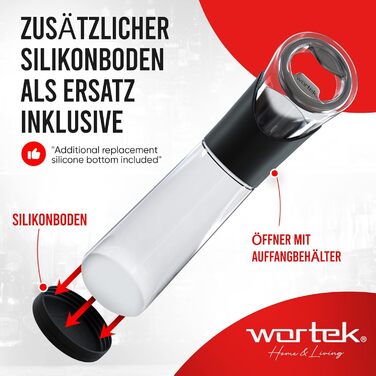 Функціональний відкривач для пляшок з контейнером для збору кришечок wortek