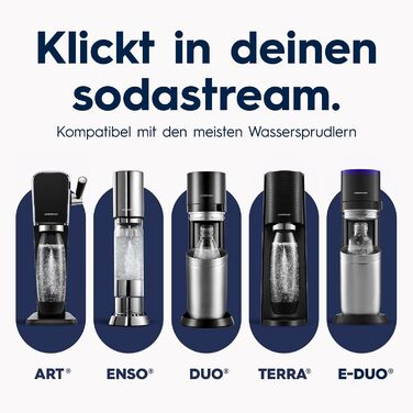 Бутылка для газированной воды 0,9 л, темно-синяя Fizz & Go SodaStream