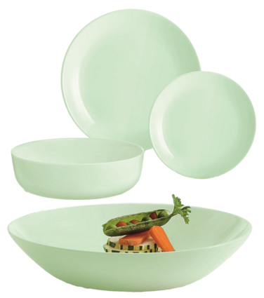 Сервіз Luminarc Diwali Paradise Green, 19 предметів (7224471)