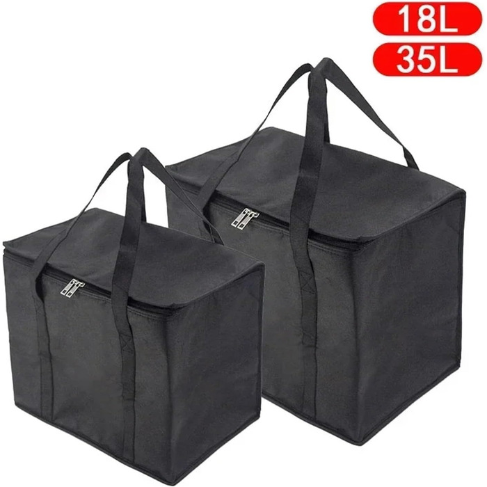 Термосумка 18 л чорна ZYAGH