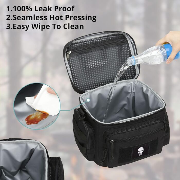 Термосумка 12,3 л чорна Bunnychic