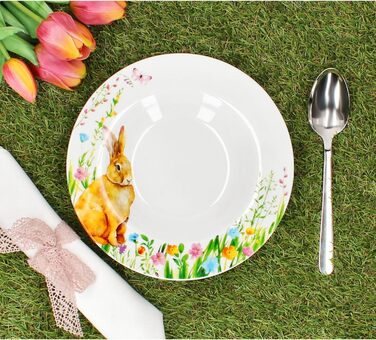 Набір із 6 тарілок для супу на Великдень 150 мл MamboCat