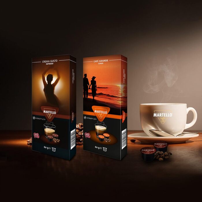 Кофемашина капсульная белая Sensual Martello