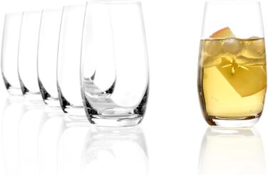 Набір склянок для води Stlzle Lusatia Event / Набір з 6 склянок для води Сейф для посудомийної машини/Набір склянок для пиття Кришталевий келих/Набір склянок для соку Ударостійкий (205 мл)