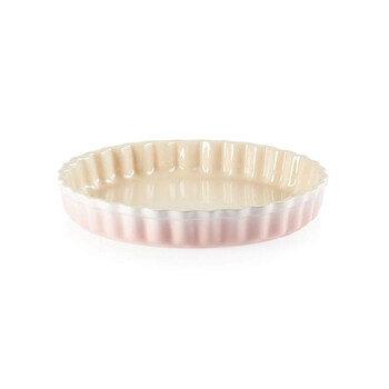 Форма для выпечки рифленая 28 см, розовая Shell Pink Le Creuset