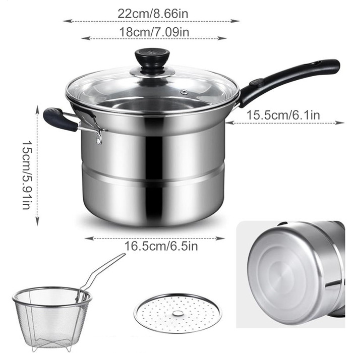 Фритюрниця-каструля для смаження Generisch