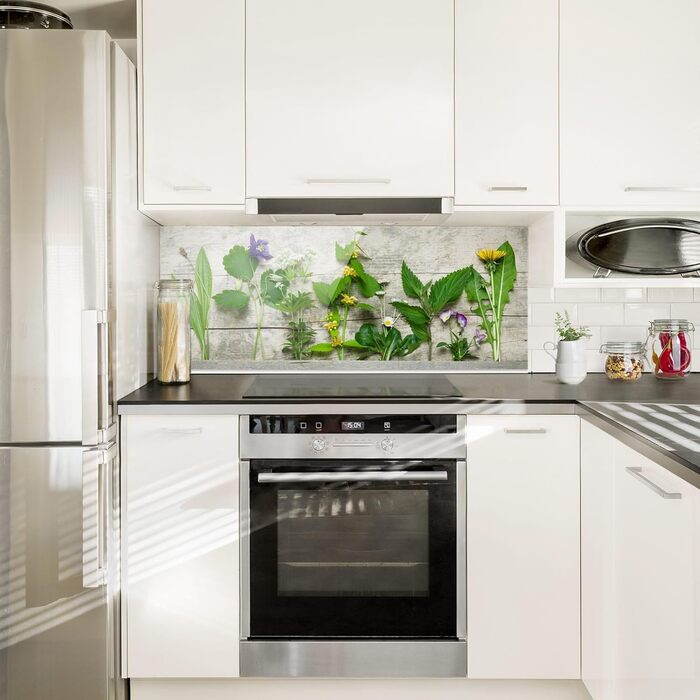 Скляний фартух із зображенням трав 125 х 50 см Bilderwelten