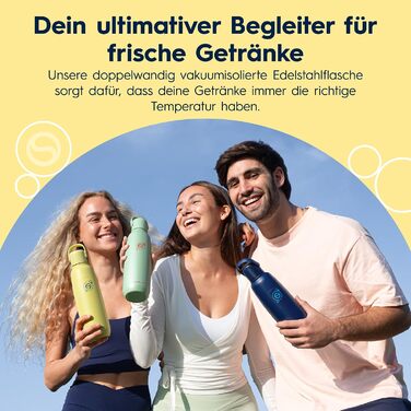 Бутылка для газированной воды 0,9 л, желтая Fizz & Go SodaStream