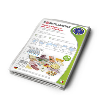 Вакуумні пакети Rommelsbacher VBS 203 (20x30 см, 50шт), термостійкі, багаторазові