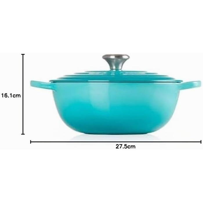 Жаровня чавунна з кришкою 26 см 4,1 л, Karibik Signature La Marmite Le Creuset