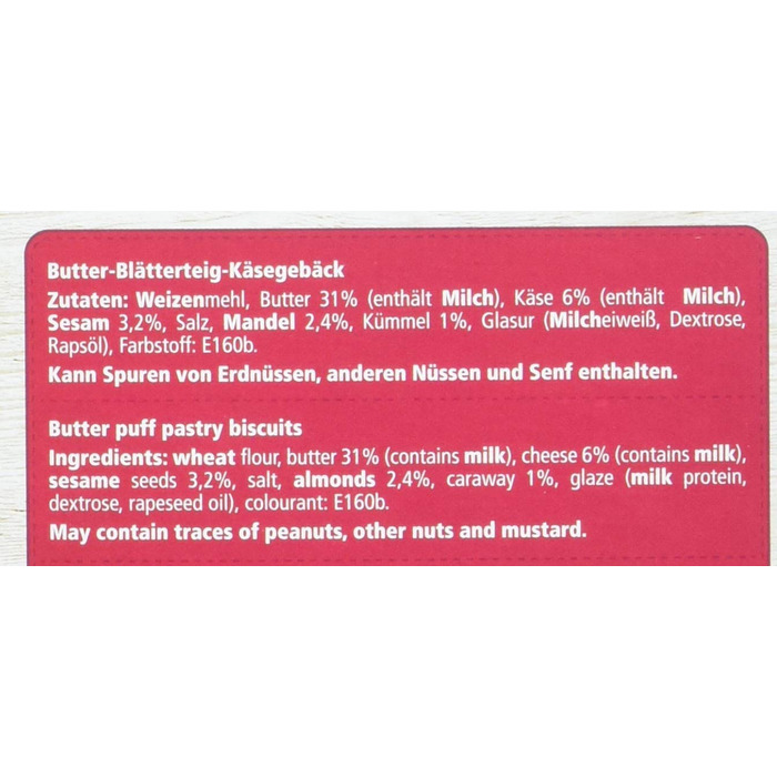 Печенье с сыром - палочки с кунжутом, миндалем и тмином, 10 упаковок по 100 г. Cräx