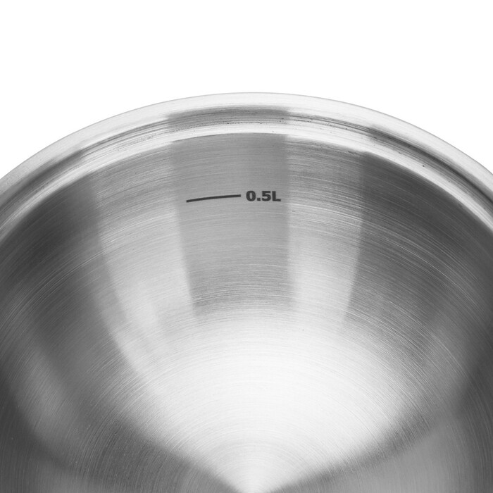 Ківш Fissman 16x9,5 см / 0,95 л для водяної бані нержавіюча сталь (5498)