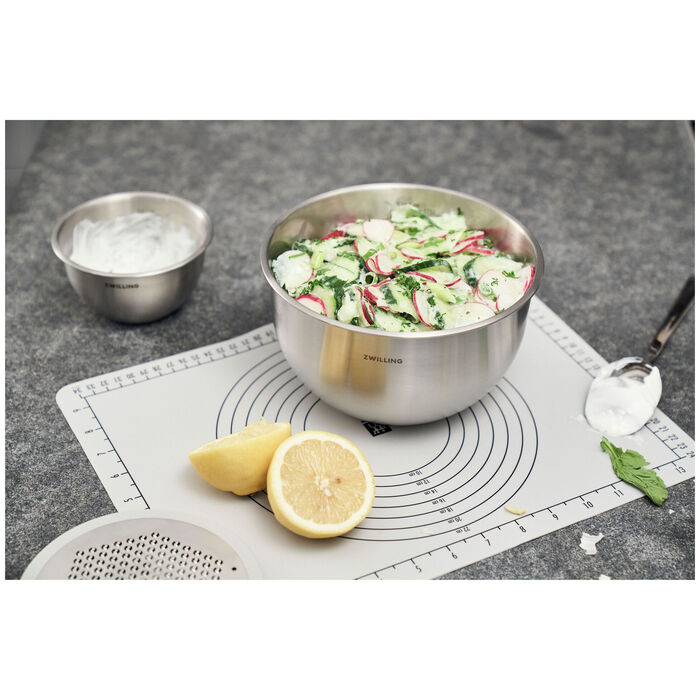 Миска з вакуумною кришкою 24 см, нержавіюча сталь Fresh & Save Zwilling