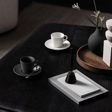 Чашка для еспресо 100 мл Black/Gray Manufacture Rock Villeroy & Boch