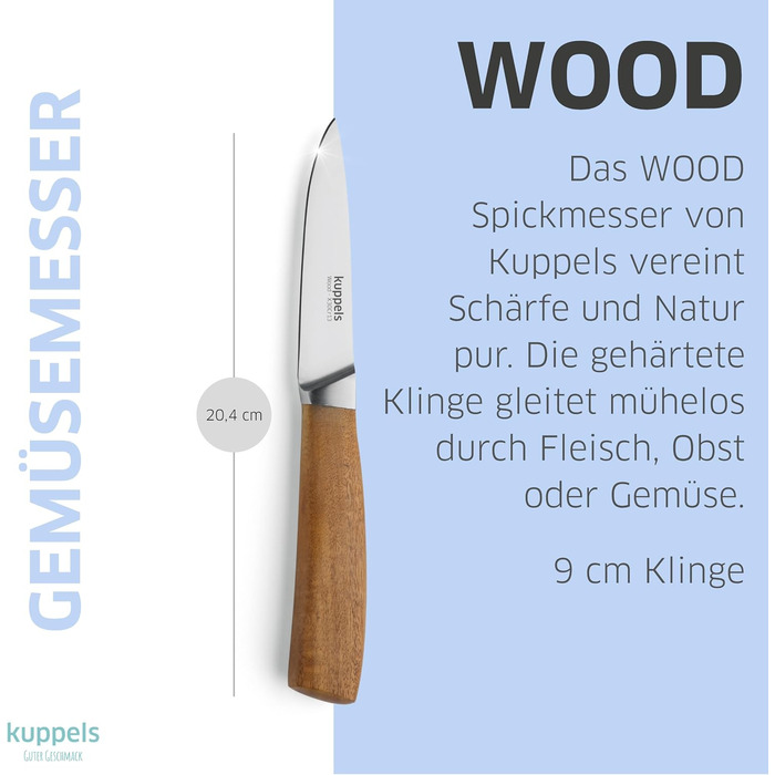 Набір кухонний ножів 2 шт Kuppels