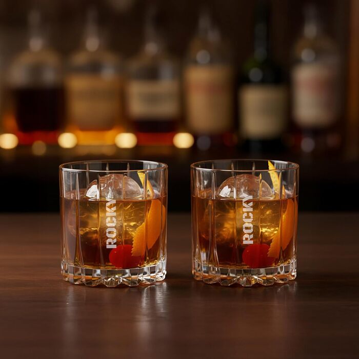 Набір келихів Riedel Double Rocks, 2 шт. для коктейлів, кришталь, придатні до миття в посудомийній машині 6417/07 (Сучасний дизайн)