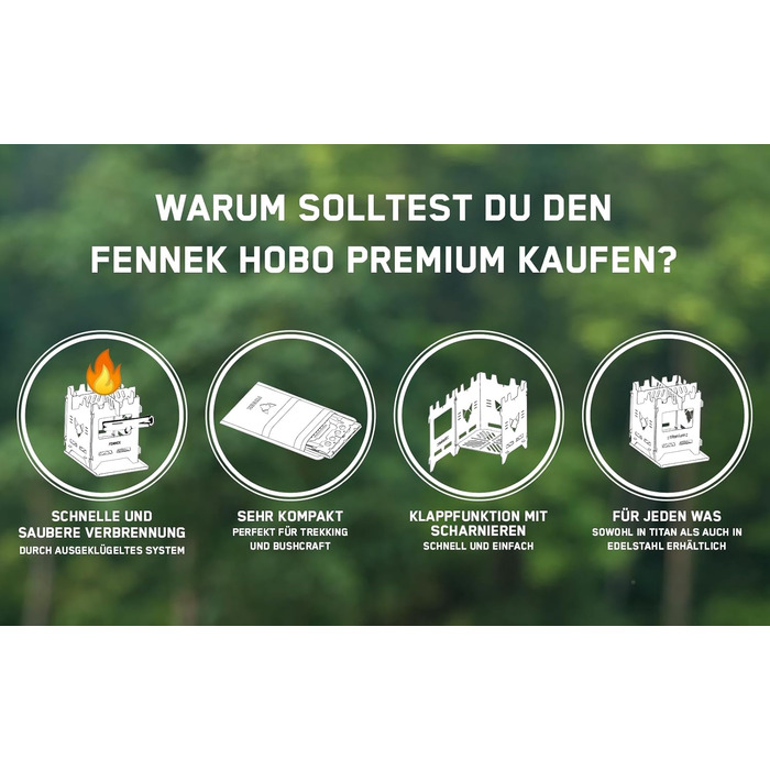 Портативная складная печь-мангал FENNEK