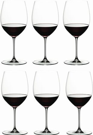 Бокалы для красного вина 0,7 л, набор 6 предметов, Veritas Riedel