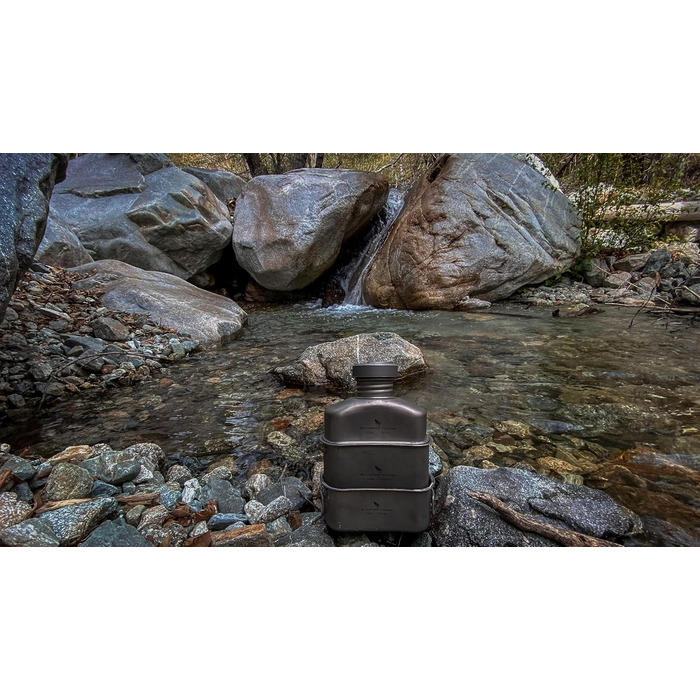 Титанова фляга для кемпінгу 1,1 л Boundless Voyage