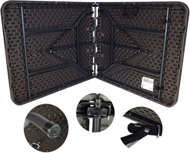 Складной фуршетный стол 180x75 см TRUTZHOLM