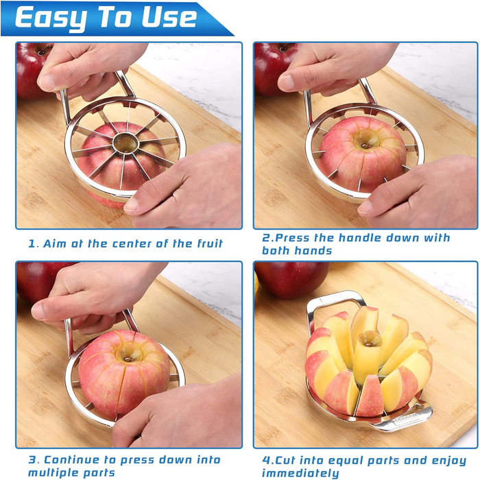Слайсер для нарізки яблучного Apple Corer Sinnsally