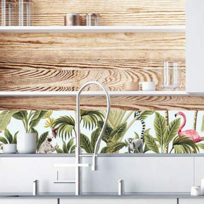 Наклейка на кухонний фартух 60 х 70 см Adzif.biz Le sticker de decoration