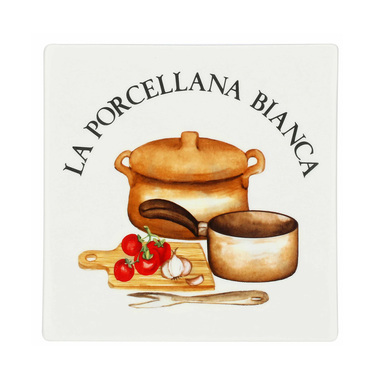 Подставка под горячее La Porcellana Bianca CONSERVA, фарфор, 18 х 18 см