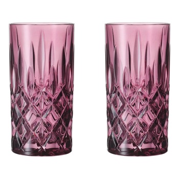 Набор стаканов для лонгдринков 395 мл, 2 предмета, розовый Noblesse Nachtmann