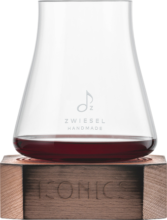 Бокал для вина 0,62 л на деревянной подставке Iconics Zwiesel Glas