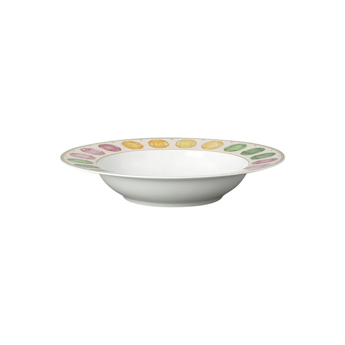 Тарелка суповая 24,4 см Зефир IDYLLIA Swarovski x Rosenthal