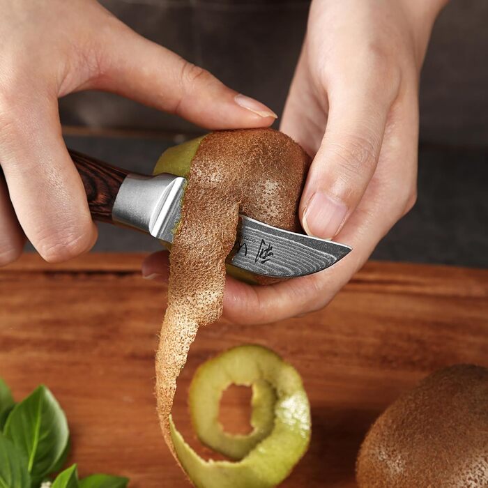 Нож для овощей и фруктов из дамасской стали Wakoli