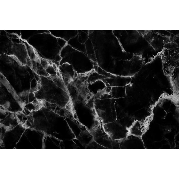 Алюмінієвий кухонний фартух CREARREDA, виготовлений в Італії, захищає плиту та стіну, миється та легко встановлюється, металевий фартух, 48 x 72 см (чорний мармур)