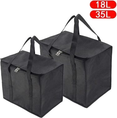 Термосумка 18 л чорна ZYAGH