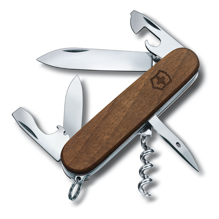 Нож швейцарский 10 функций, 91 мм, Victorinox Spartan Wood