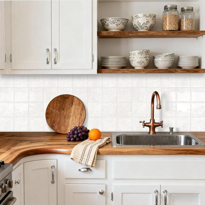 Самоклеющаяся премиальная плитка для кухни 30 x 30 см TRADEDOWNCO PEEL & STICK TILES