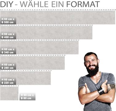 Кухонний фартух самоклеючий 60 x 80 см StickerProfis