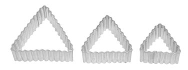 Набір форм для печива у вигляді трикутників, 3 предмета, RBV Birkmann