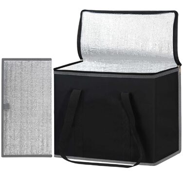 Велика термосумка 30 л чорна DSDCDJ