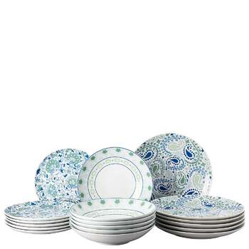 Набор столовой посуды на 6 персон, 18 предметов Colour Game Blue Thomas